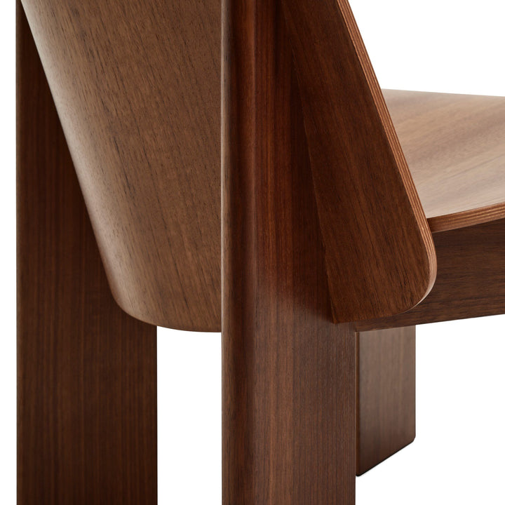 PRE-ORDER | HAY Chisel Lounge Chair, Lacquered Walnut