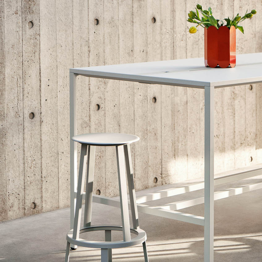 PRE-ORDER | HAY New Order High Table, Light Grey/Cloud, H95cm - 4 Sizes