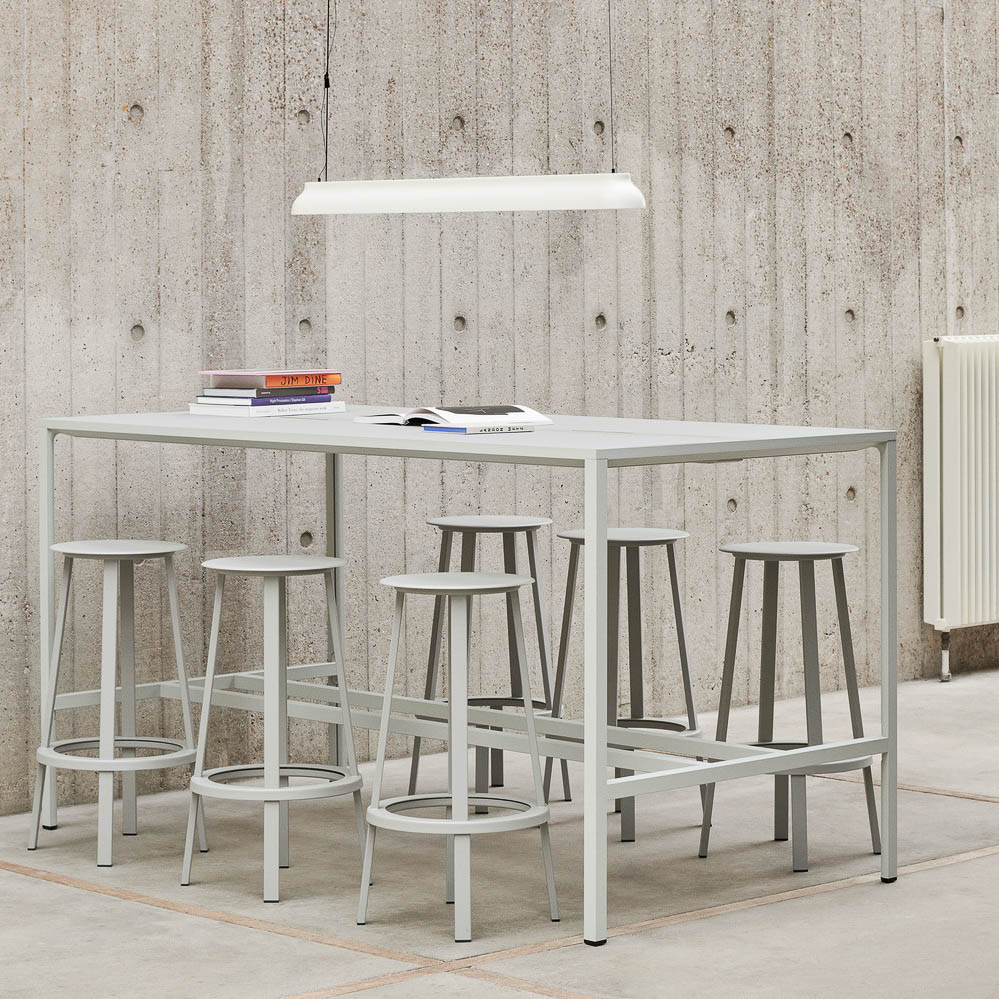 PRE-ORDER | HAY New Order High Table, Light Grey/Cloud, H95cm - 4 Sizes