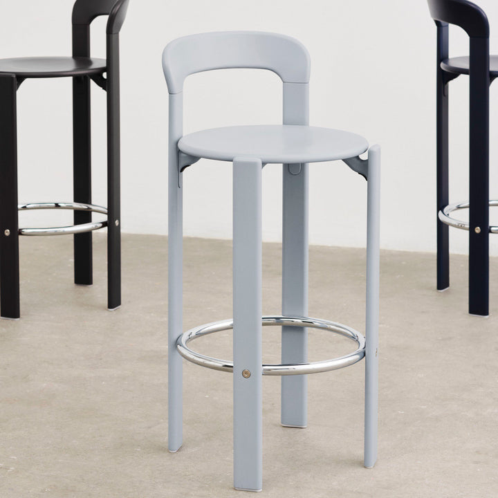 PRE-ORDER | HAY Rey Bar Stool Low, 65cm, Slate Blue