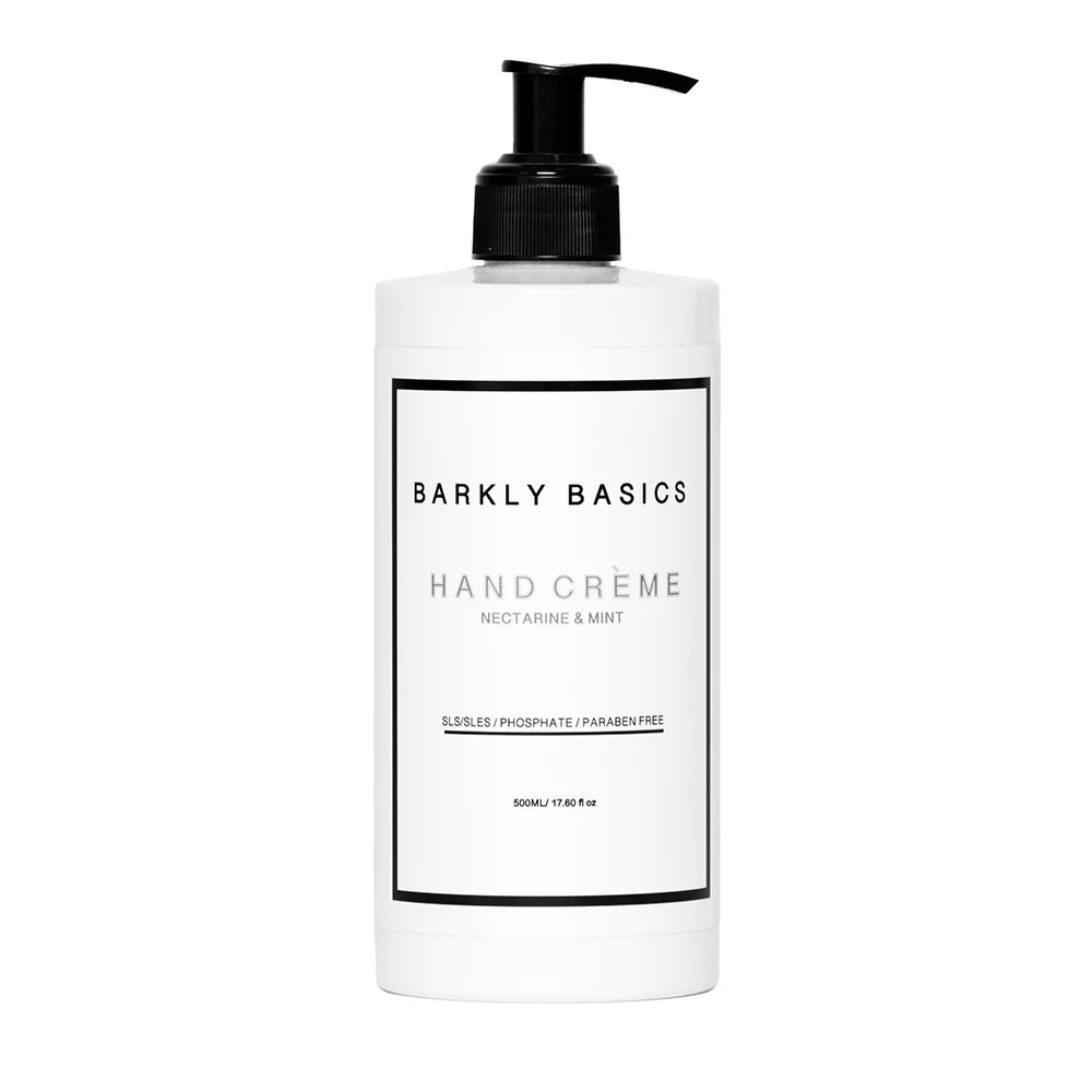 BARKLY BASICS Hand Cream, Nectarine &amp; Mint, 500ml