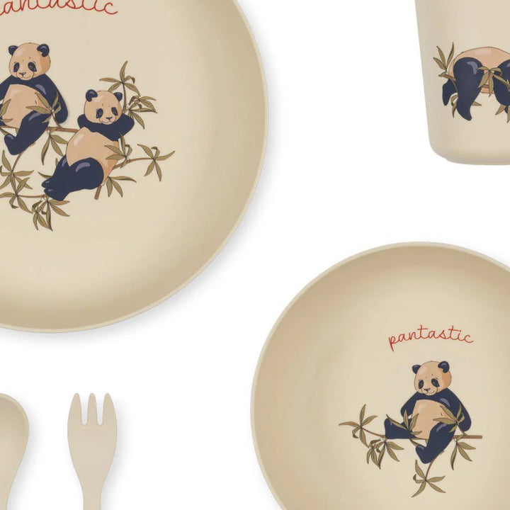 KONGES SLØJD Kids Dinner Set, Panda