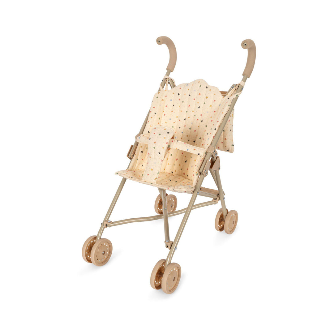 KONGES SLØJD Kids Doll Stroller Toy, Multi Star