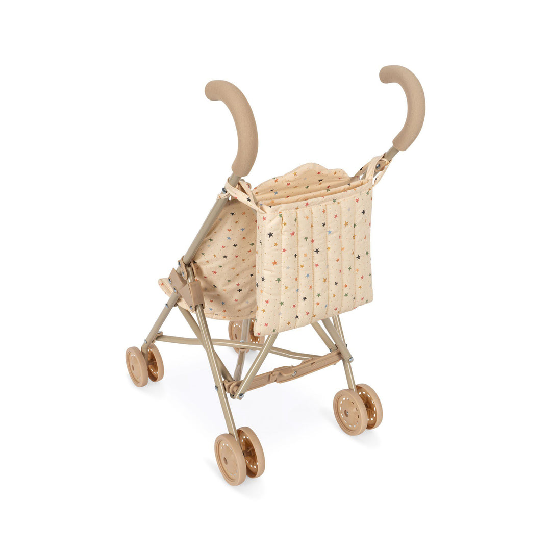 KONGES SLØJD Kids Doll Stroller Toy, Multi Star