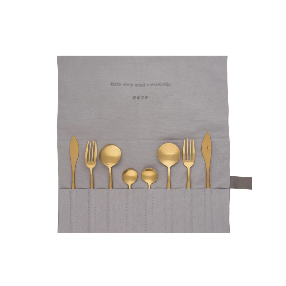 KROF Collection No.1 Polished Silver 24pc Cutlery Set