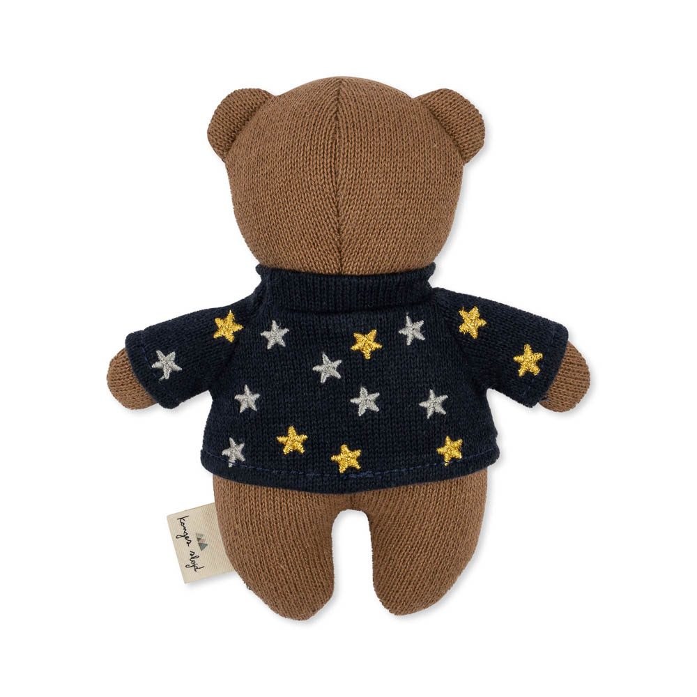 KONGES SLØJD Mini Toys Bear Organic Cotton, Multi