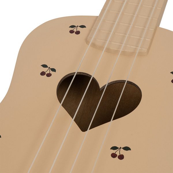 KONGES SLØJD Wooden Ukulele, FSC certified wood, Cherry