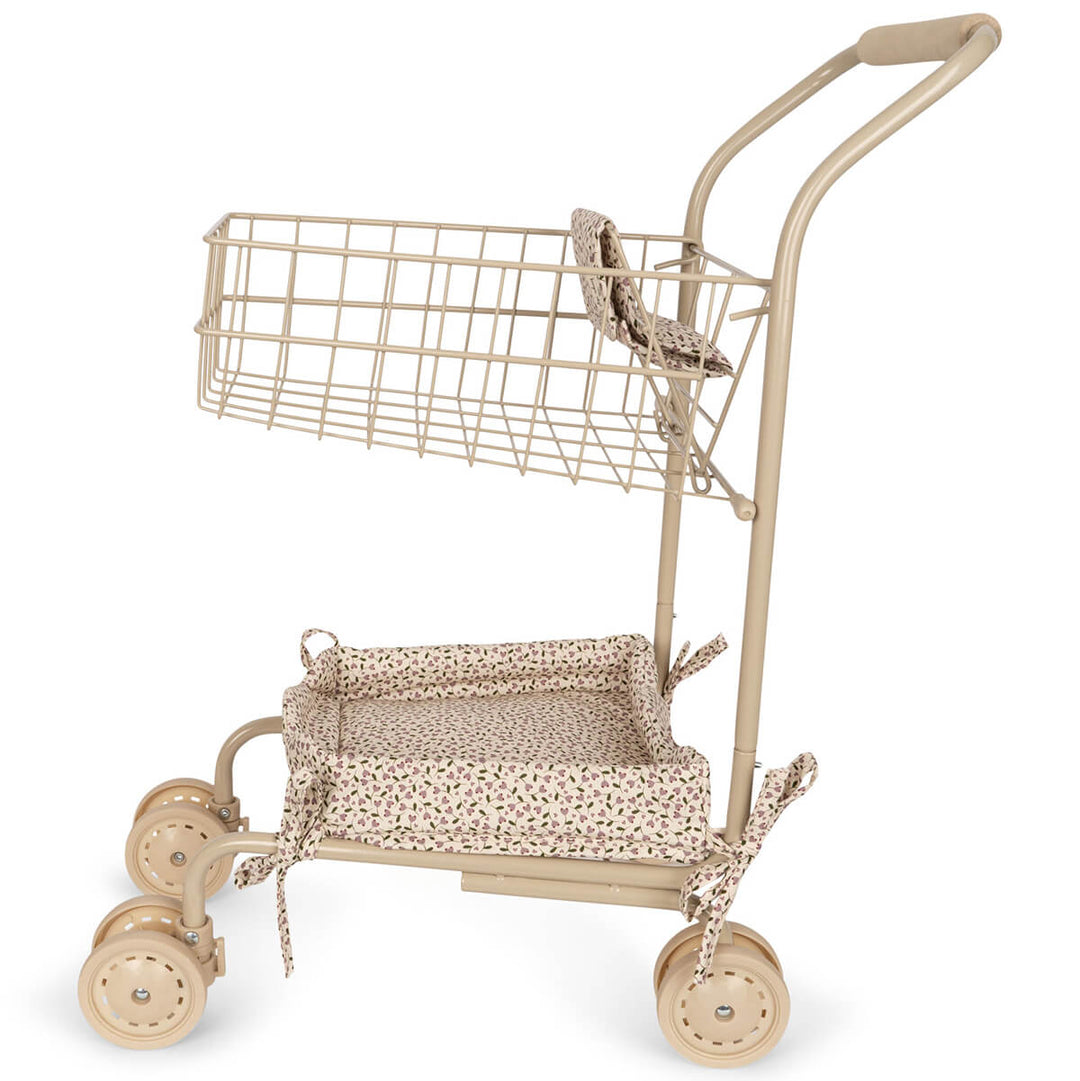 The shopping cart/trolley from Konges Slojd is a great gift idea for kids to develop essential skills such as social interaction, imagination, and creative thinking.