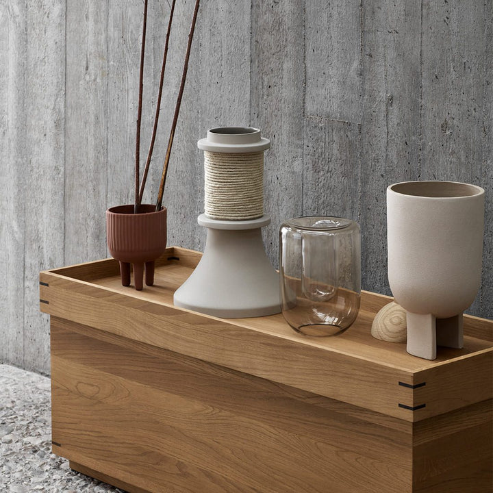 Kristina Dam Studio Rope Vase and Serene Vase