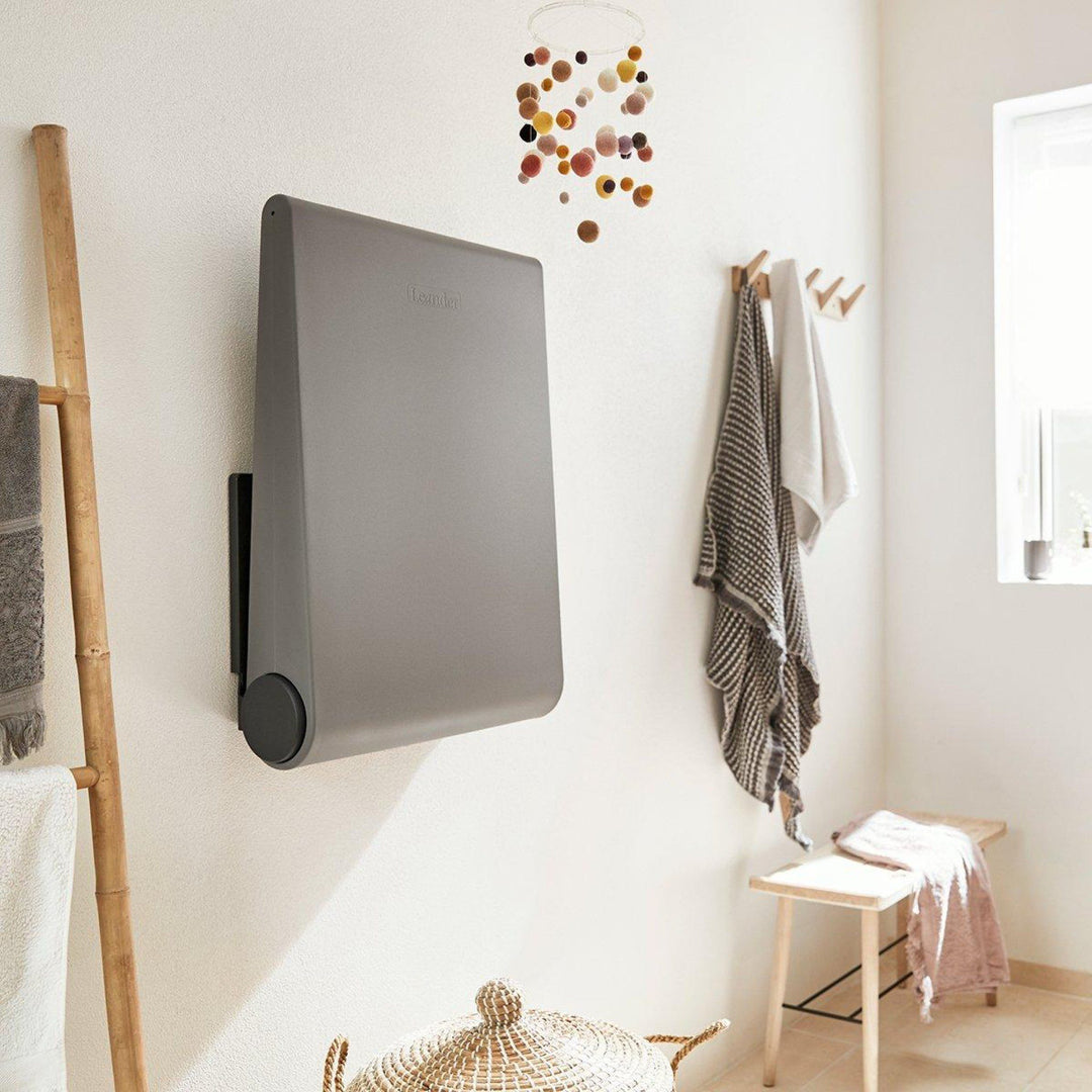 LEANDER Wally Wall Mounted Changing Table, Dusty Grey