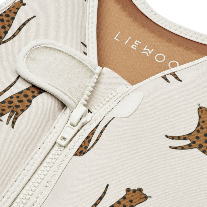 LIEWOOD Dove Swim Vest, Leopard/Sandy