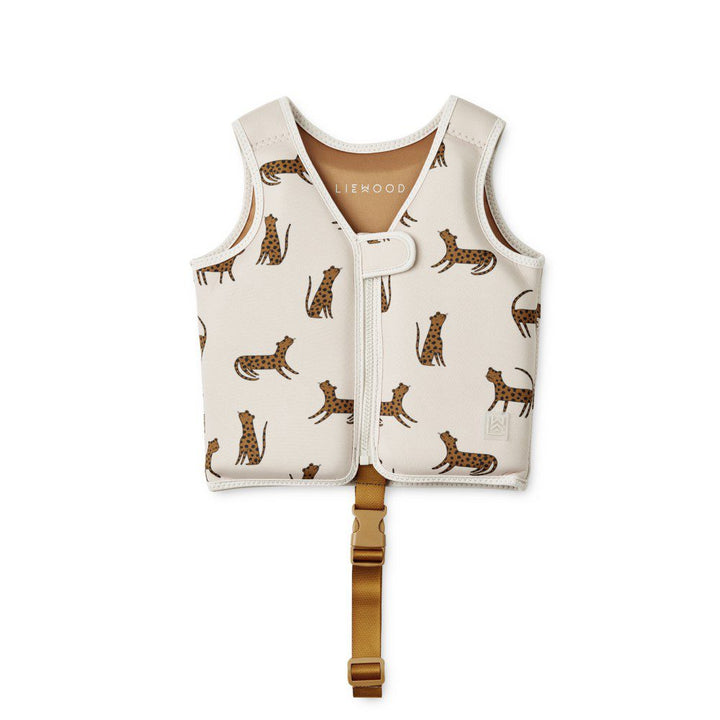 LIEWOOD Dove Swim Vest, Leopard/Sandy