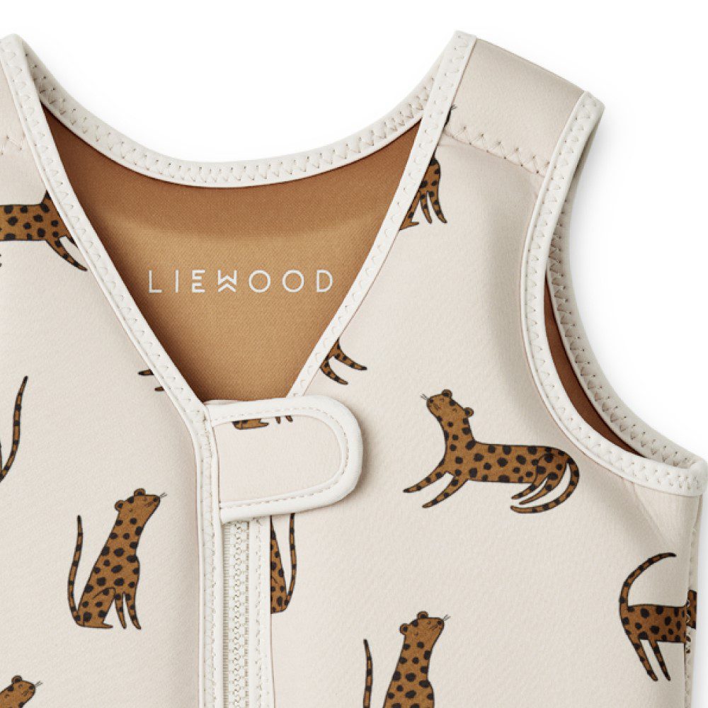 LIEWOOD Dove Swim Vest, Leopard/Sandy