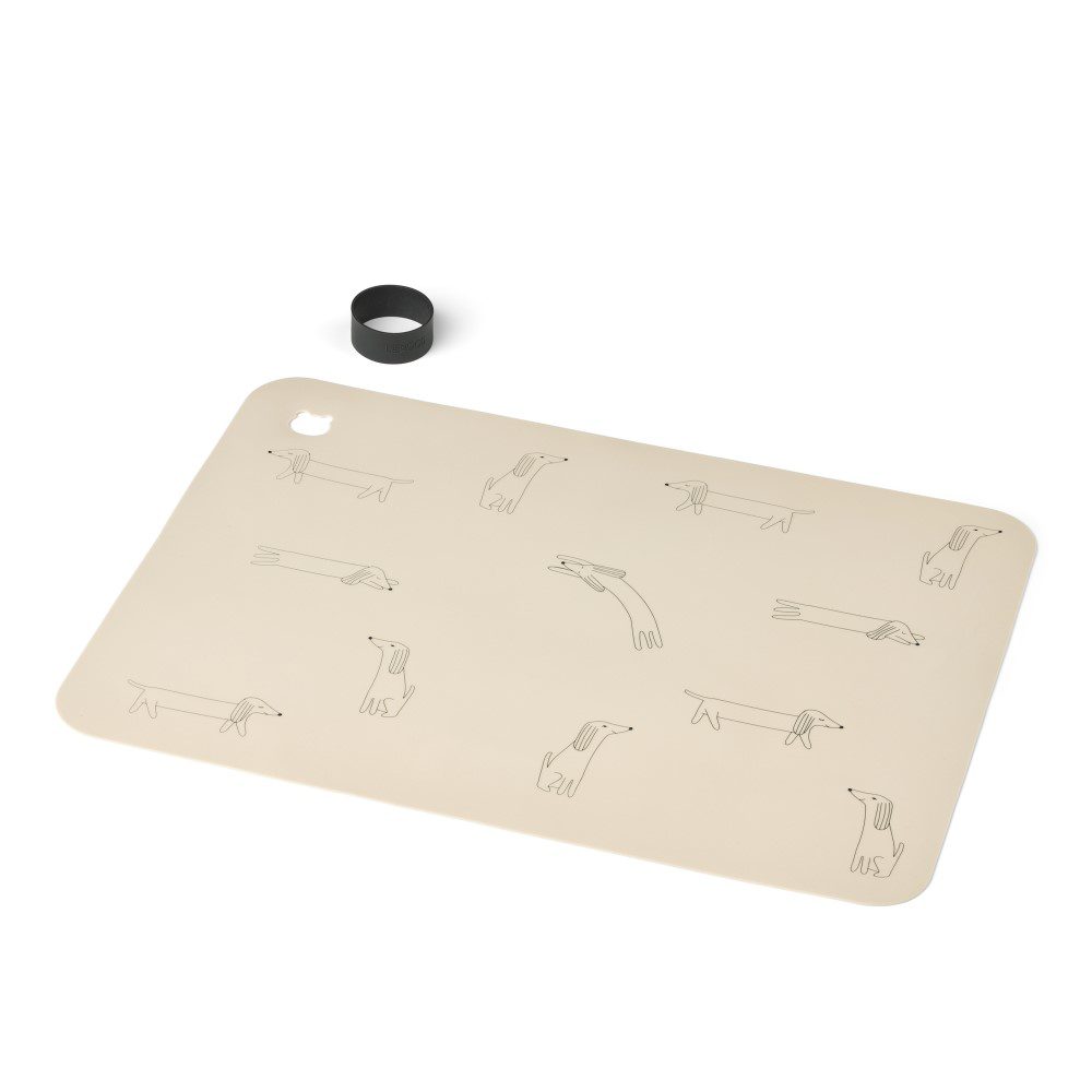 LIEWOOD Jude Printed Placemat, Dog/Sandy