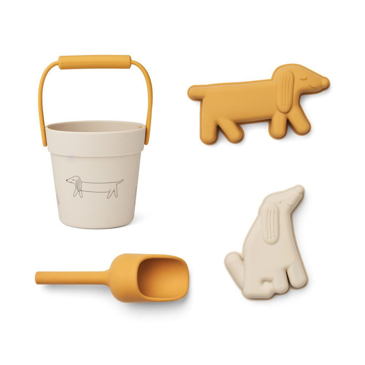 LIEWOOD Kit Mini Dog Beach Set, Dog/Sandy