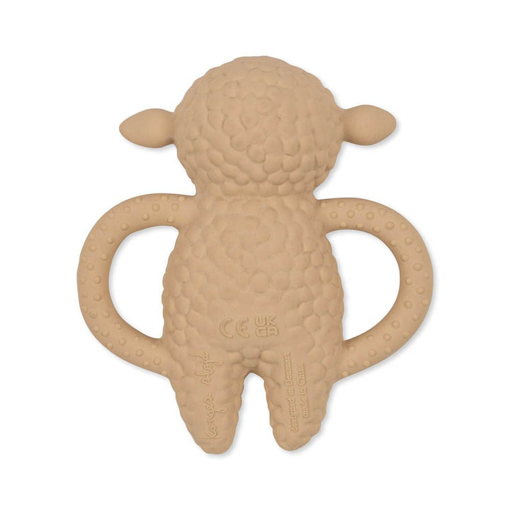 KONGES SLØJD Teeth Soother Lamb Natural Rubber, Shell