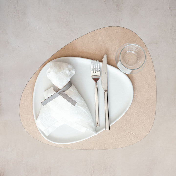 LIND DNA Nupo Curve Table Placemat L, Sand