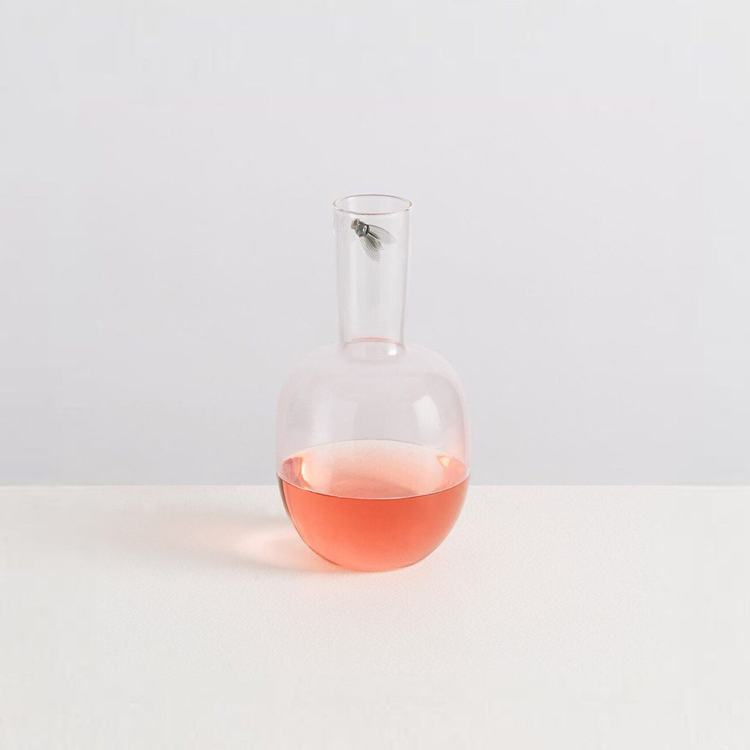 MAISON BALZAC La Mouche Carafe, Clear/Smoke