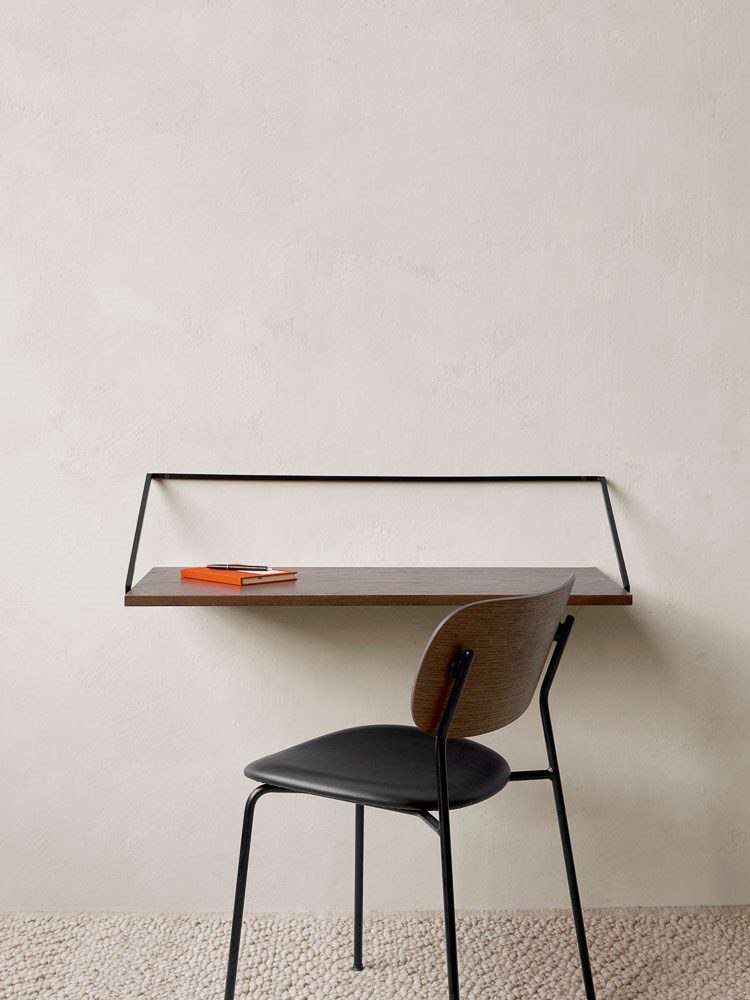 PRE-ORDER | AUDO CPH (Ex MENU) Rail Desk, Black/Dark Stained Oak