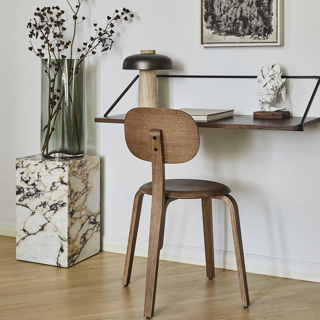 PRE-ORDER | AUDO CPH (Ex MENU) Afteroom Plywood Chair, Dark Stained Oak