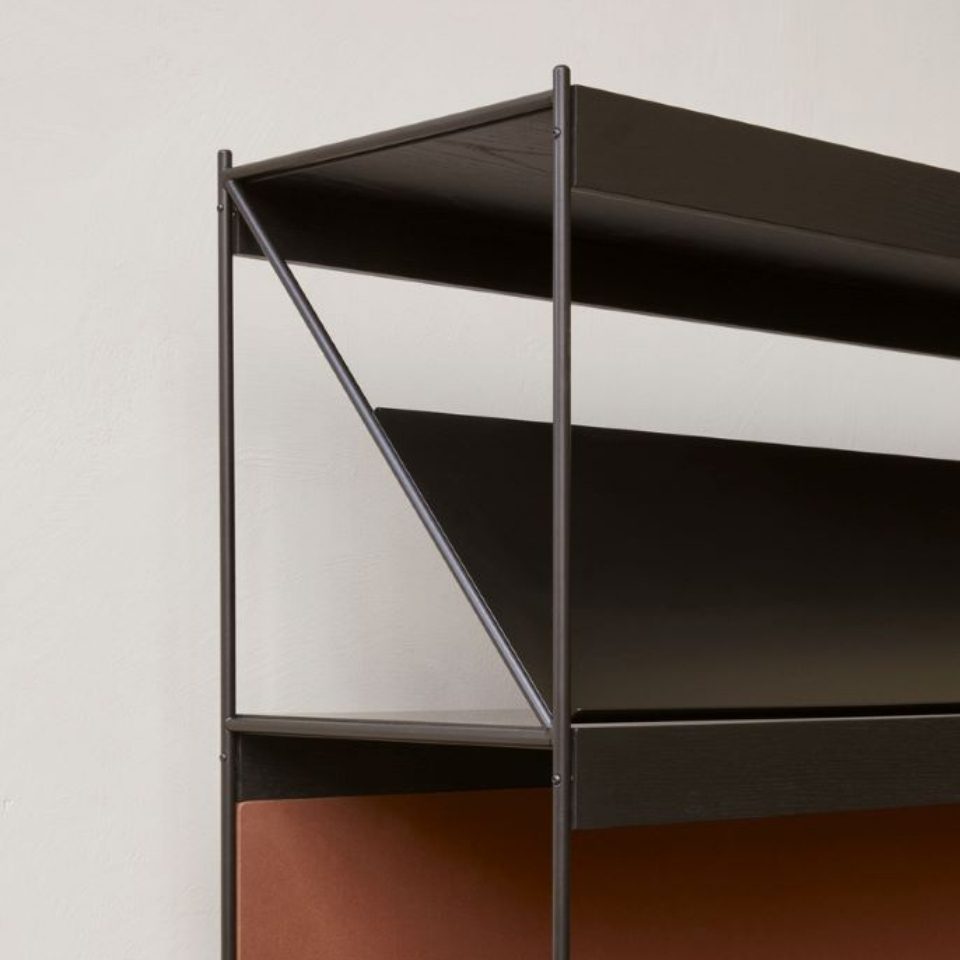 PRE-ORDER | AUDO CPH (Ex MENU) Zet Storage System, L150, Magazine Shelf, Black Powder Coated Steel