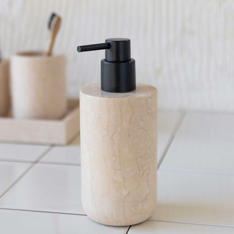 METTE DITMER Marble Soap Dispenser Tall, Sand