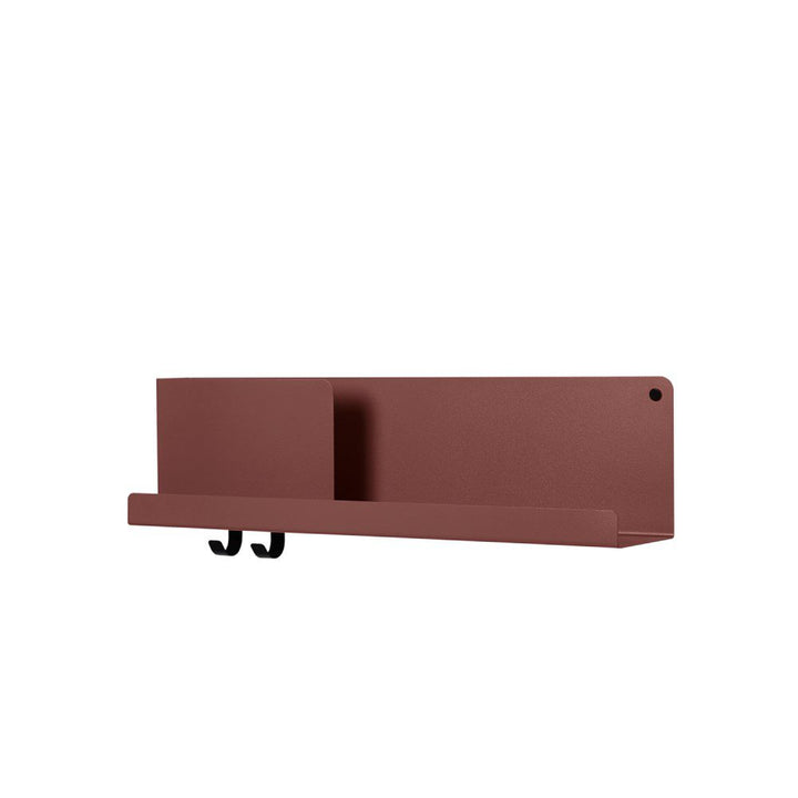 PRE-ORDER | MUUTO Folded Shelves, 63x16.5cm, Deep Red