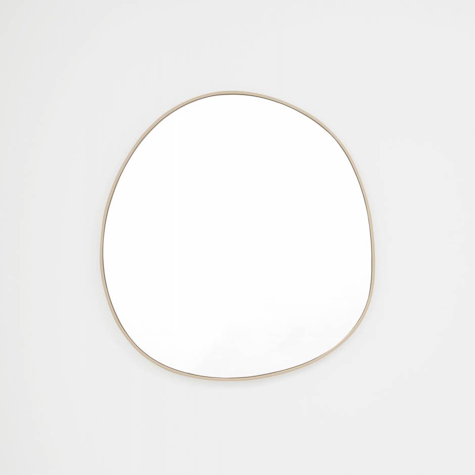 MIDDLE OF NOWHERE Organic Mirror, 90x95cm, Sand