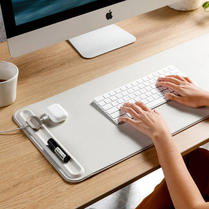 ORBITKEY Desk Mat Slim, Stone