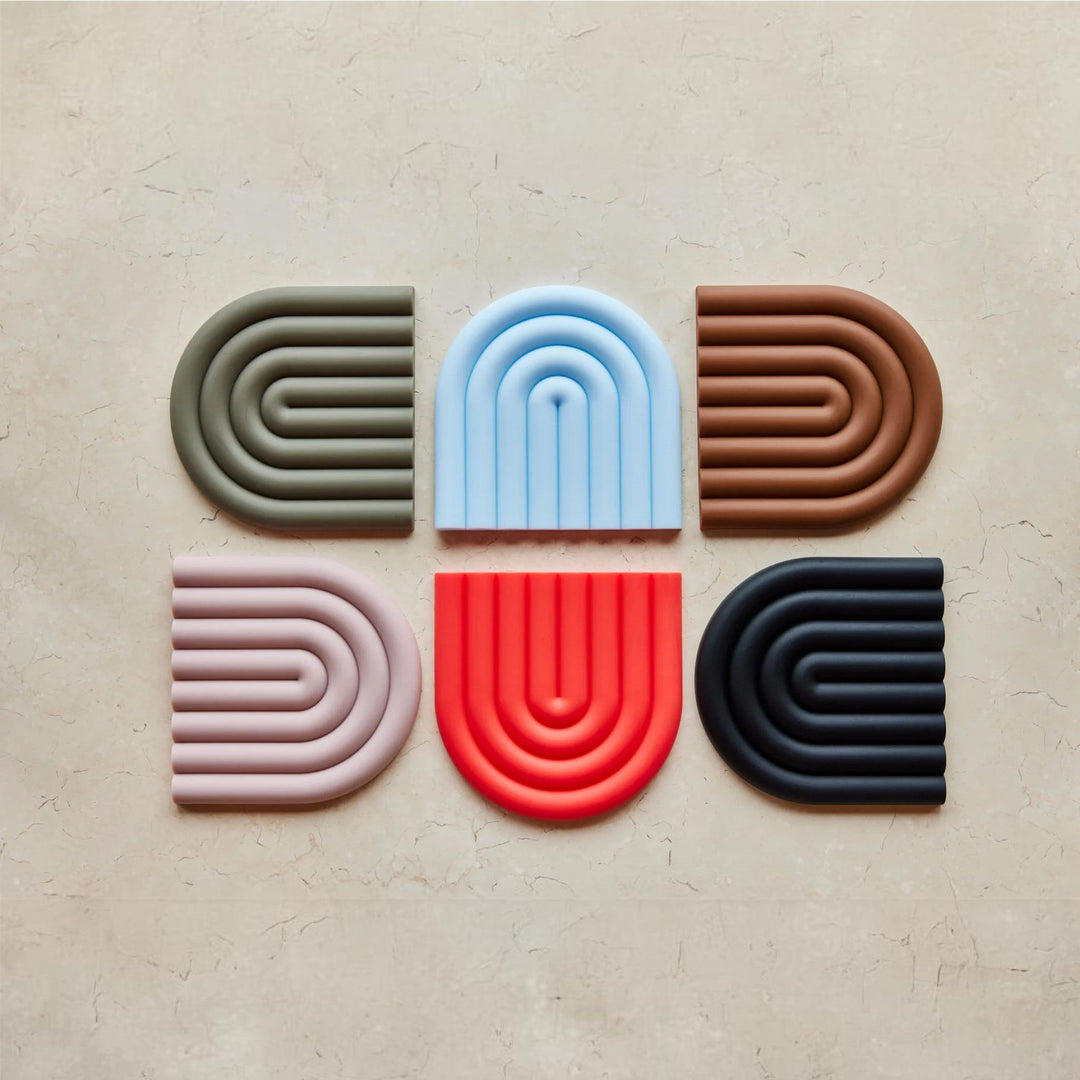 OYOY Rainbow Trivet, Ice Blue