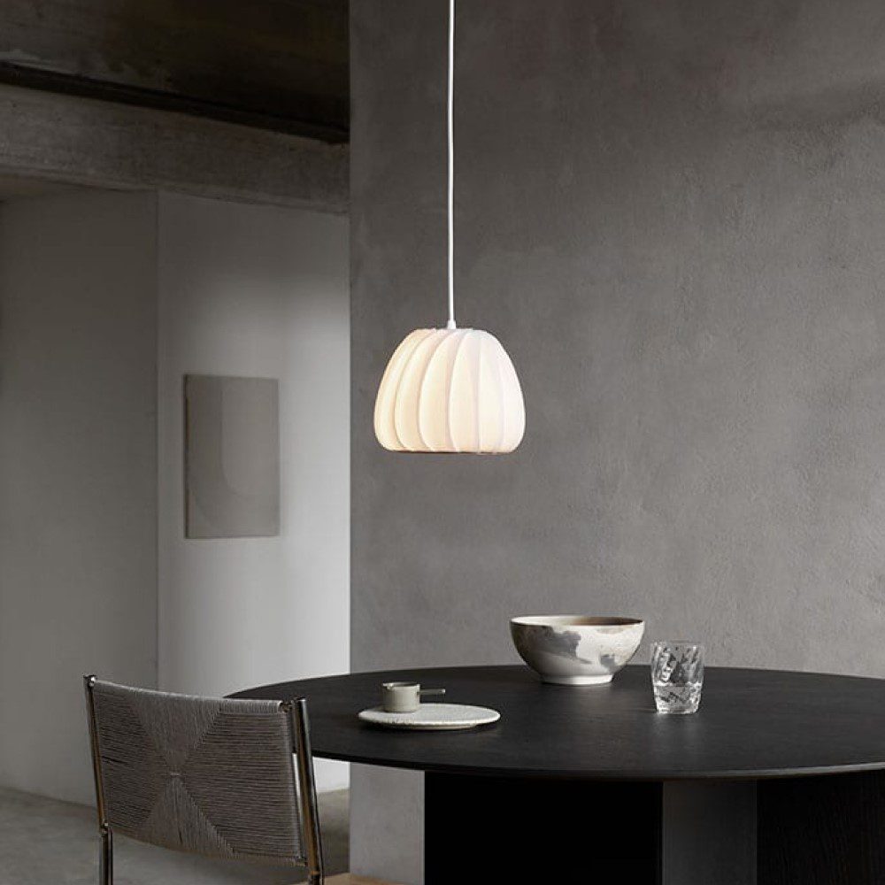 PRE-ORDER | TOM ROSSAU TR12 Pendant Light, White Coated Paper, 22x19cm