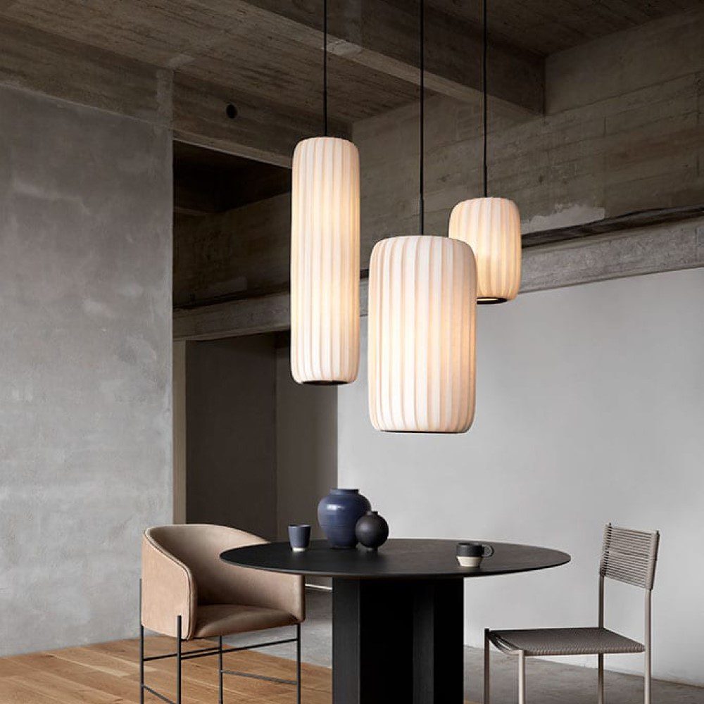 PRE-ORDER | TOM ROSSAU TR37 Pendant Light, White PC/Non-woven - 3 Sizes