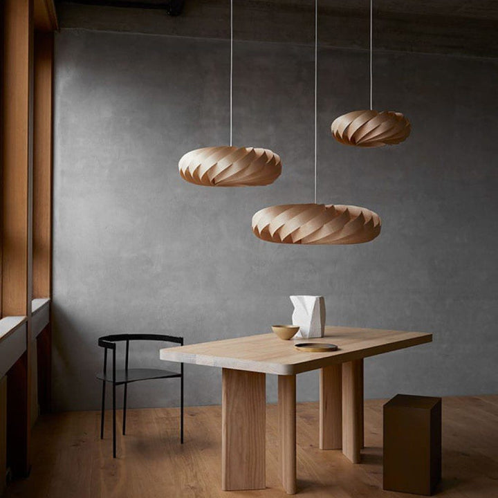 PRE-ORDER | TOM ROSSAU TR5 Pendant Light, Natural Birch – 4 Sizes