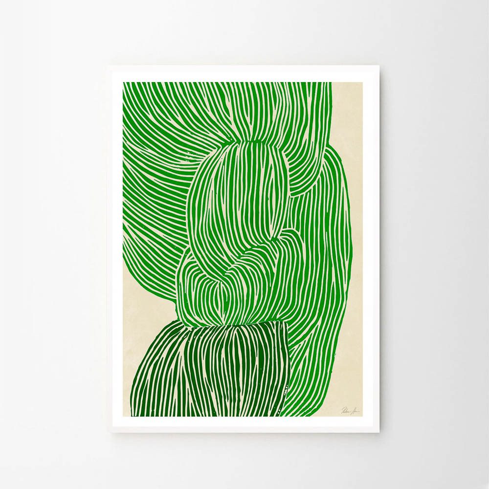 THE POSTER CLUB Rebecca Hein, Green Ocean Poster Art Print, 40x50cm