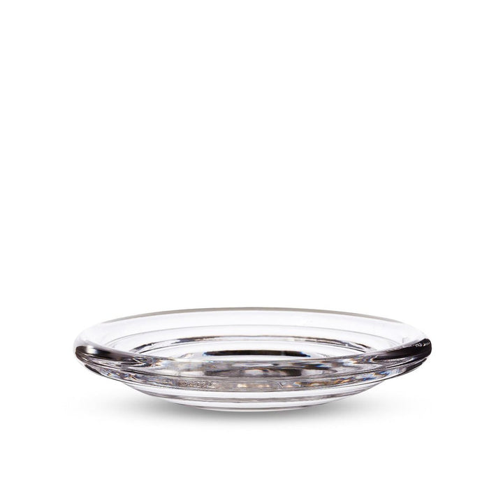 Decorative hand-made glass Press medium bowl by Tom Dixon.