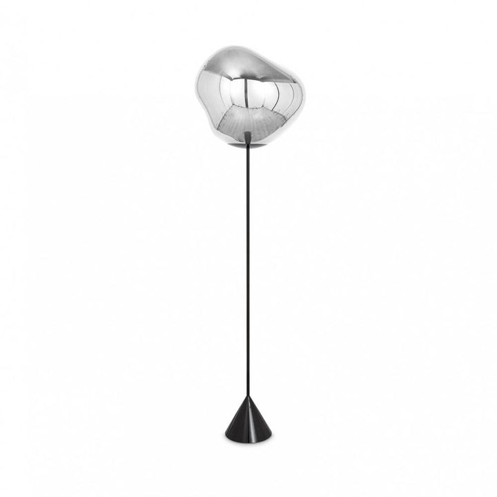 PRE-ORDER | TOM DIXON Melt Cone Slim Floor Lamp, Silver