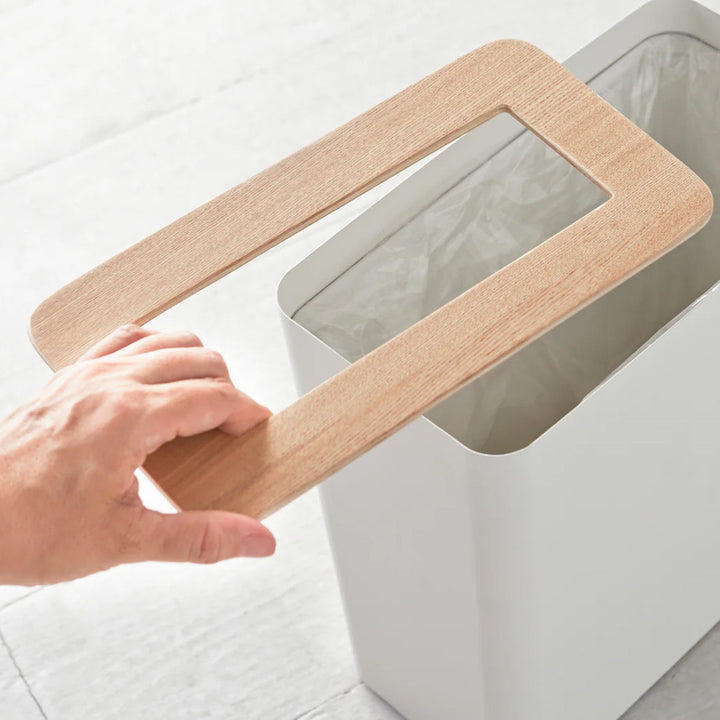 YAMAZAKI Rin Rubbish Bin/Paper Bin White Square