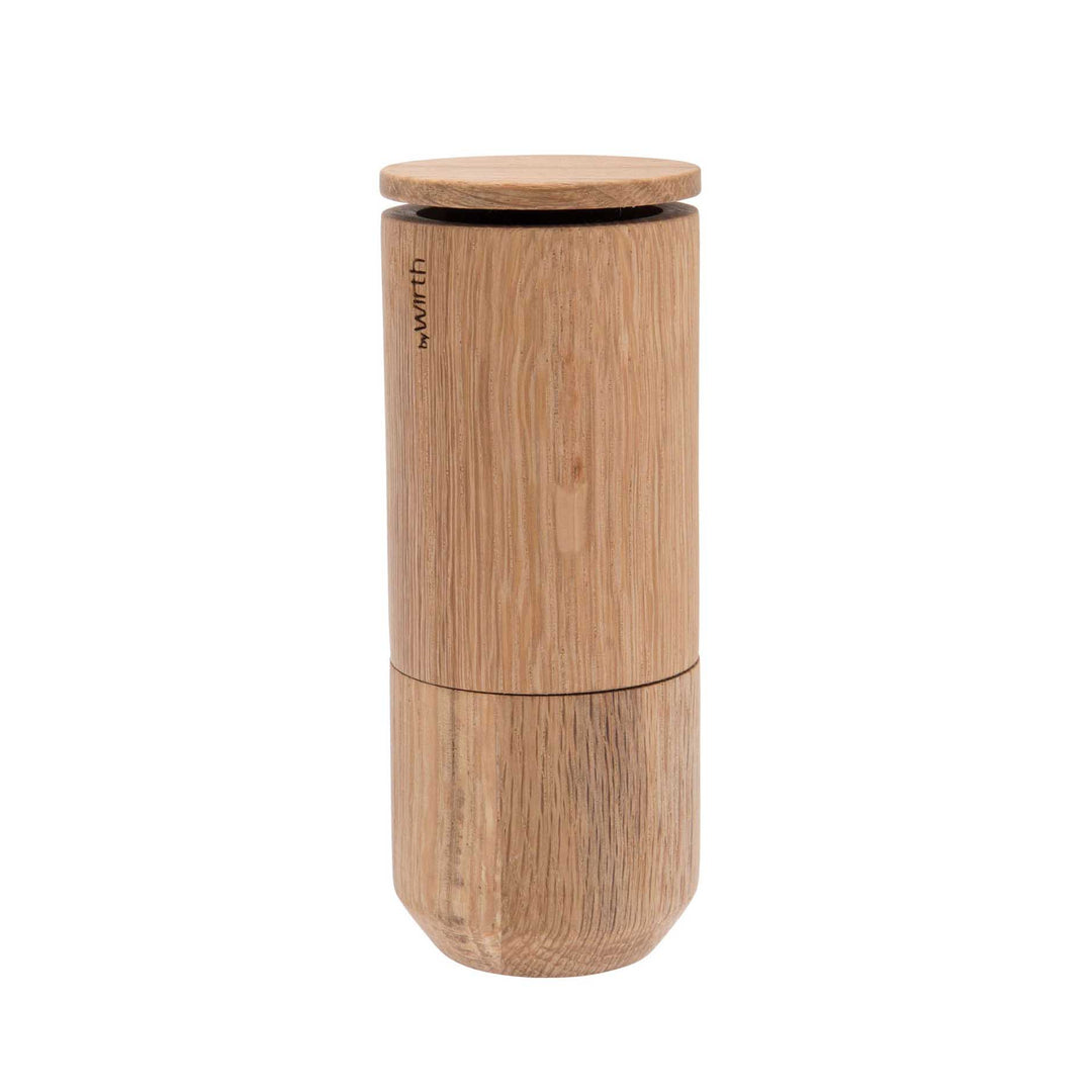 EKTA LIVING ‘Crush Me’ Salt or Pepper Grinder, Oiled Oak