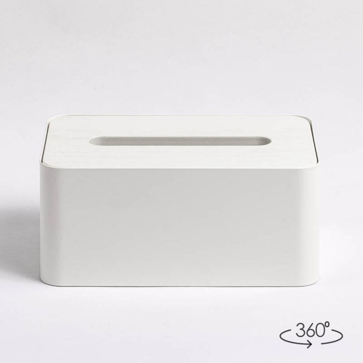 DESIGNSTUFF Tissue Box, White