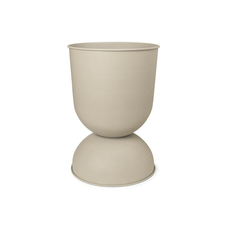 ferm LIVING Hourglass Pot, H73cm Large, Cashmere