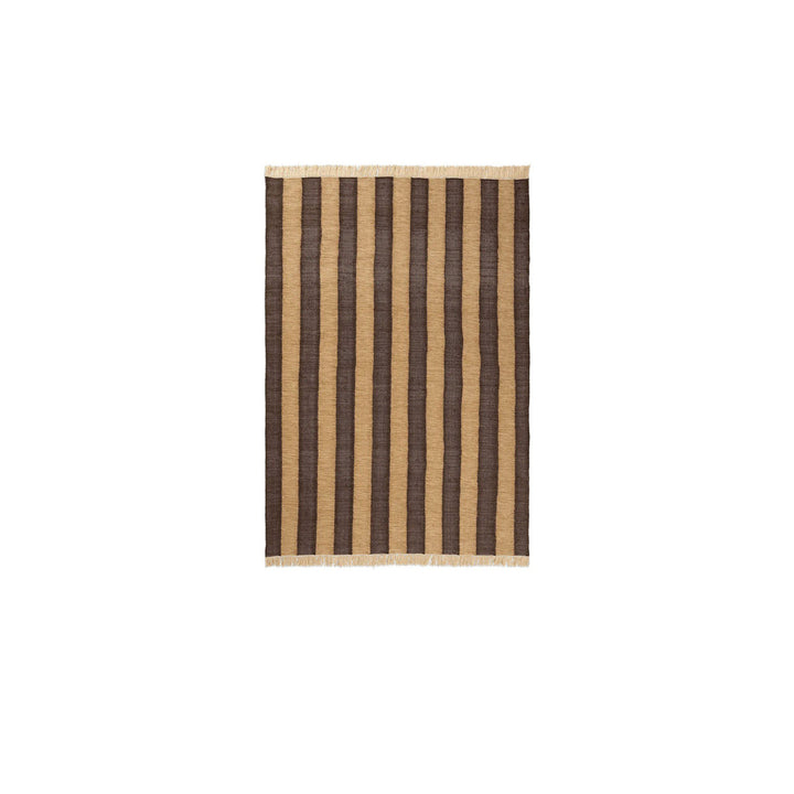 PRE-ORDER | ferm LIVING Ives Rug, Tan/Chocolate - 2 Sizes