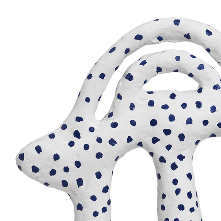 ferm LIVING Mumbo Piece, White/Blue