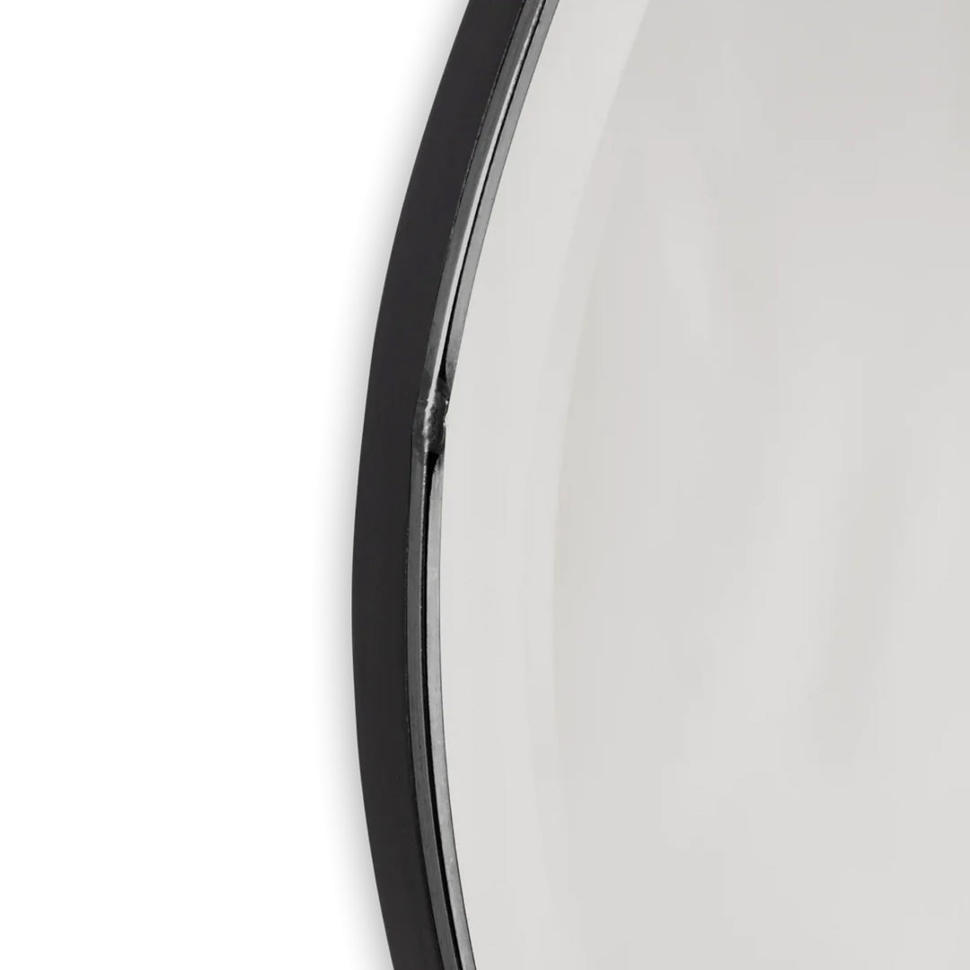 ferm LIVING Pond Mirror, Full Size, Dark Chrome