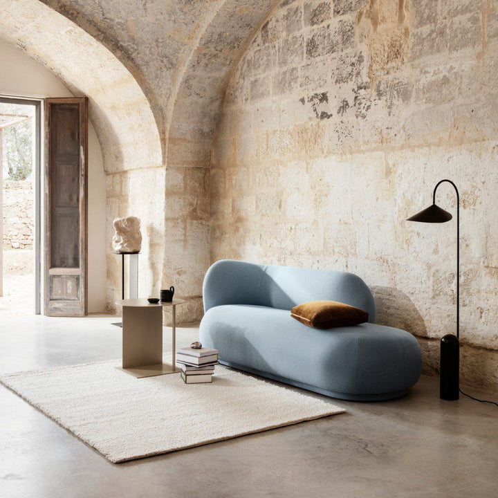 PRE-ORDER | ferm LIVING Rico Divan Left, Tonus, Light Blue