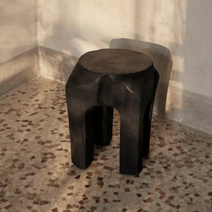 PRE-ORDER | ferm LIVING Root Stool, Black Stained