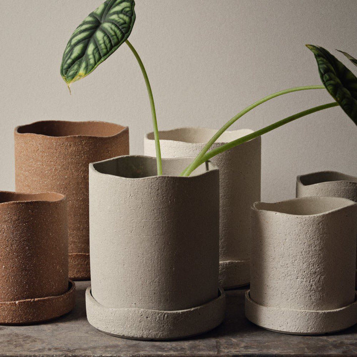 ferm LIVING Uneru Pot, Ø16cm, Grey