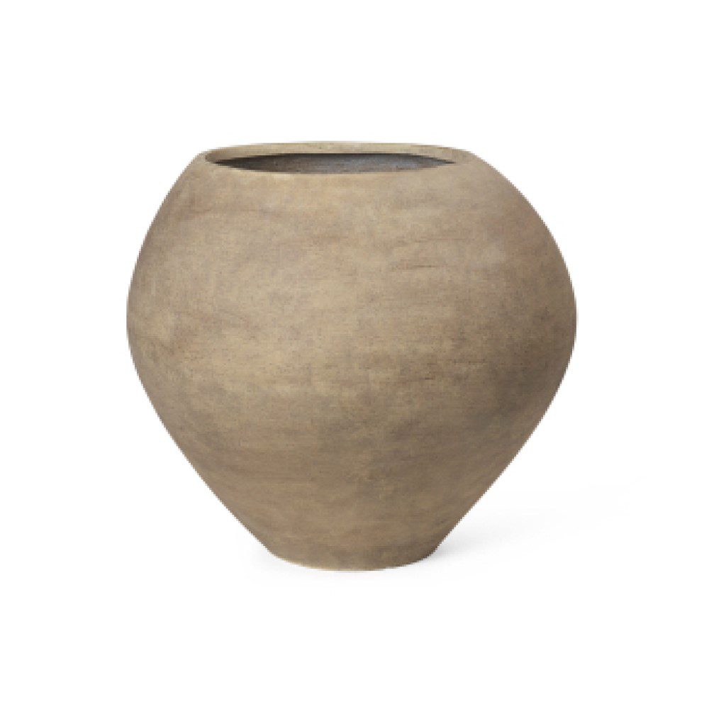 PRE-ORDER | ferm LIVING Dodu Pot, H51cm Tall, Brown