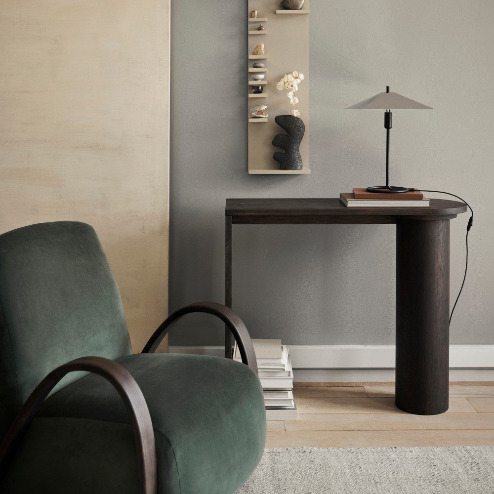 PRE-ORDER | ferm LIVING Pylo Console Table, Dark Stained Oak