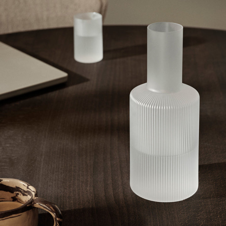 ferm LIVING Ripple Carafe, Frosted