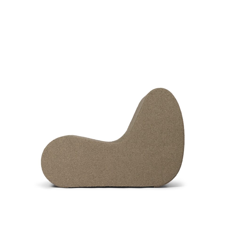 PRE-ORDER | ferm LIVING Rouli Centre Module, Pure Bouclé/Sand